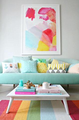 Colourful living rooms: Σαλόνια με funky ύφος που θα σου φτιάξουν τη διάθεση