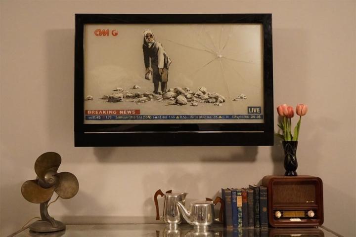 Το ξενοδοχείο Banksy στη Βηθλεέμ μπροστά στο τείχος της ντροπής Το ξενοδοχείο Banksy στη Βηθλεέμ μπροστά στο τείχος της ντροπής