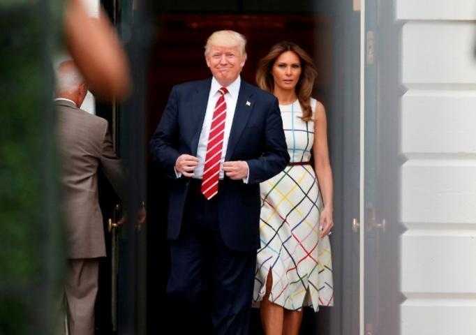 Η Μελάνια Τραμπ στον Λευκό Οίκο με Κατράντζου