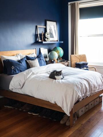 Deco Inspo: Blue And White διακόσμηση στο υπνοδωμάτιο