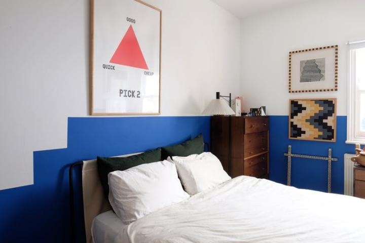 Deco Inspo: Blue And White διακόσμηση στο υπνοδωμάτιο