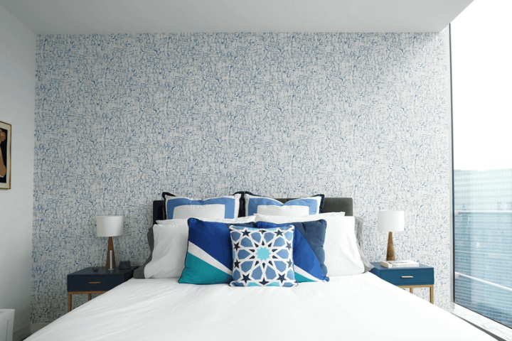 Deco Inspo: Blue And White διακόσμηση στο υπνοδωμάτιο