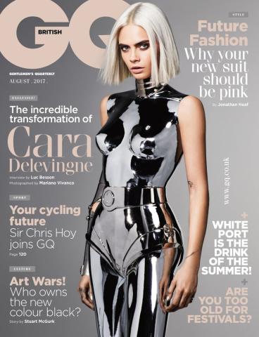 Η Cara Delevingne νιώθει εξωγήινη στην τοποθεσία GQ Magazine 
