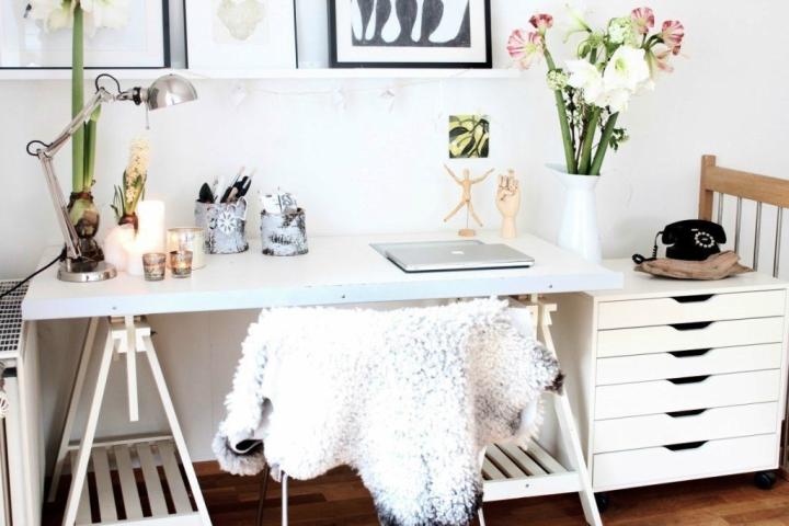 Όμορφες ιδέες για ένα girly γραφείο στο σπίτι
