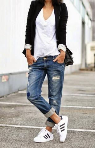 Φόρεσε το boyfriend jean σου από το πρωί έως το βράδυ