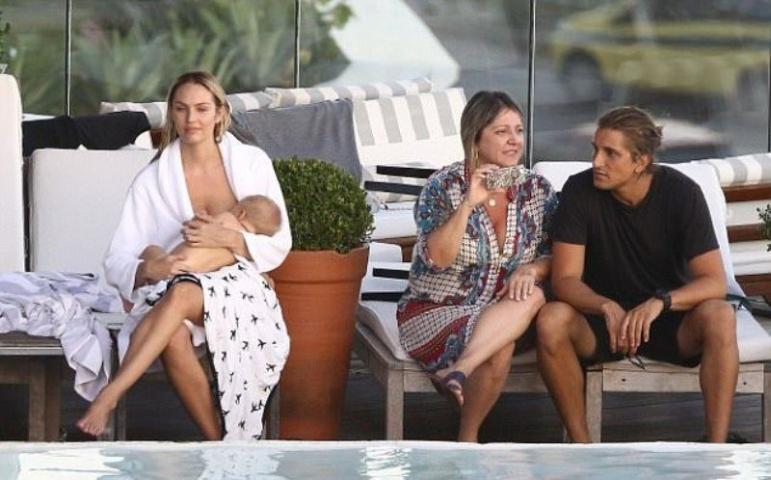 Η Candice Swanepoel είναι μια από εμάς – Που θηλάζει τον γιο της; 