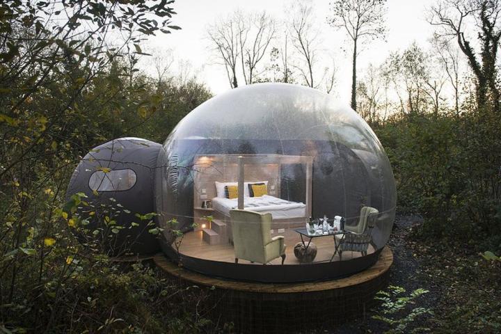 Sleeping in a bubble: Τα δωμάτια-φούσκες θα μας αδειάσουν τον κουμπαρά Sleeping in a bubble: Τα δωμάτια-φούσκες θα μας αδειάσουν τον κουμπαρά