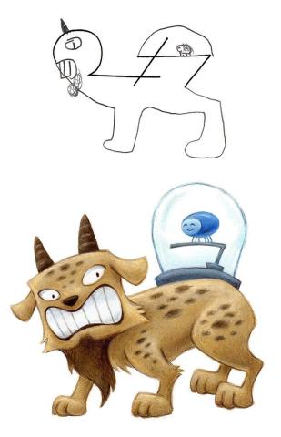 Όταν οι παιδικές ζωγραφιές γίνονται έμπνευση για έναν επαγγελματία εικονογράφο Όταν οι παιδικές ζωγραφιές γίνονται έμπνευση για έναν επαγγελματία εικονογράφο