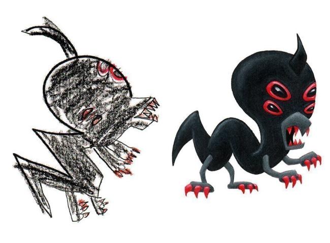 Όταν οι παιδικές ζωγραφιές γίνονται έμπνευση για έναν επαγγελματία εικονογράφο Όταν οι παιδικές ζωγραφιές γίνονται έμπνευση για έναν επαγγελματία εικονογράφο