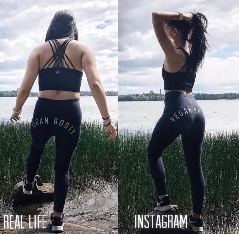 Πραγματικότητα VS Insta: Blogger δείχνει τις δύο εκδοχές του κορμιού της Πραγματικότητα VS Insta: Blogger δείχνει τις δύο εκδοχές του κορμιού της