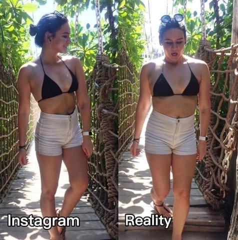 Πραγματικότητα VS Insta: Blogger δείχνει τις δύο εκδοχές του κορμιού της Πραγματικότητα VS Insta: Blogger δείχνει τις δύο εκδοχές του κορμιού της