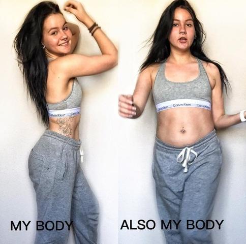 Πραγματικότητα VS Insta: Blogger δείχνει τις δύο εκδοχές του κορμιού της Πραγματικότητα VS Insta: Blogger δείχνει τις δύο εκδοχές του κορμιού της