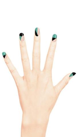To color-blocking είναι τάση και στο μανικιούρ To color-blocking είναι τάση και στο μανικιούρ