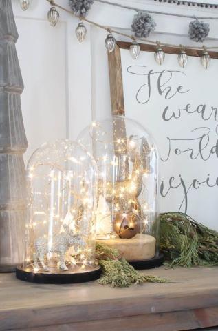 Πρωτότυπες ιδέες για να αξιοποιήσεις τα φωτάκια στη χριστουγεννιάτικη διακόσμηση Πρωτότυπες ιδέες για να αξιοποιήσεις τα φωτάκια στη χριστουγεννιάτικη διακόσμηση