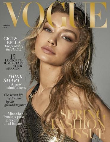 Bella και Gigi Hadid ποζάρουν γυμνές για τη Vogue