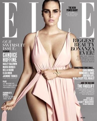 Candice Huffine: Το πρώτο plus size model που έγινε εξώφυλλο στο «Elle» Candice Huffine: Το πρώτο plus size model που έγινε εξώφυλλο στο «Elle»