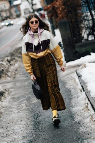 Τα βαριά παλτό κυριαρχούν στο street style στο Όσλο