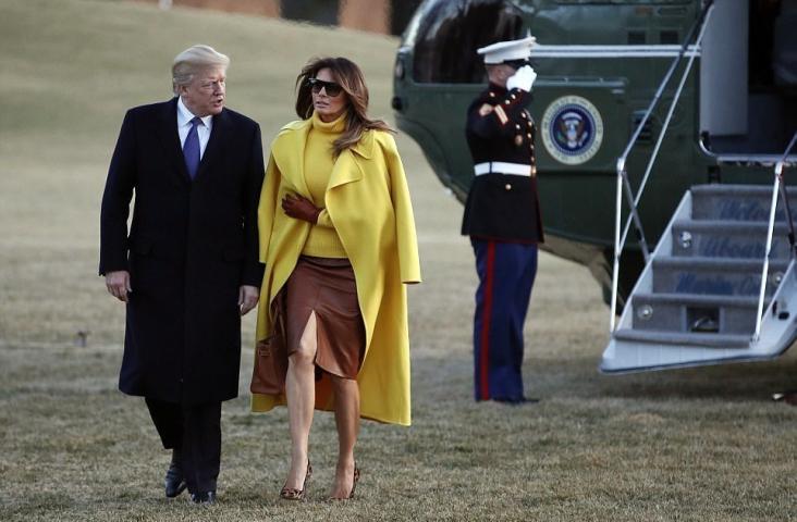 Η εμφάνιση της Melania που συζητήθηκε για δύο λόγους