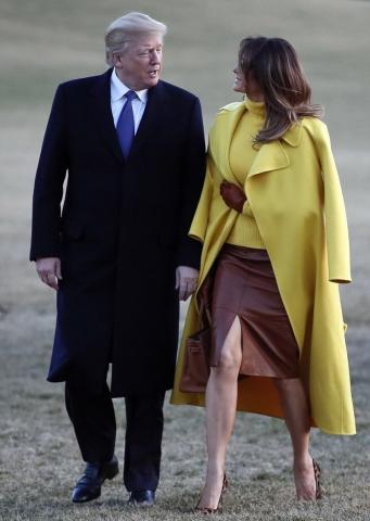 Η εμφάνιση της Melania που συζητήθηκε για δύο λόγους