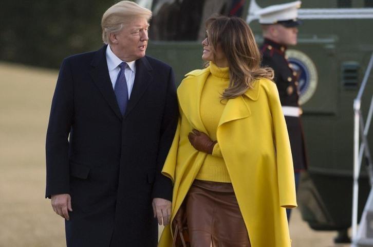 Η εμφάνιση της Melania που συζητήθηκε για δύο λόγους