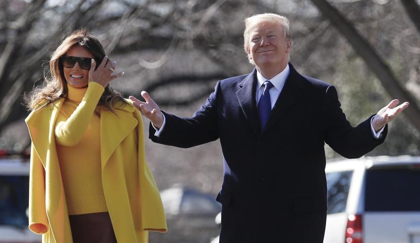 Η εμφάνιση της Melania που συζητήθηκε για δύο λόγους