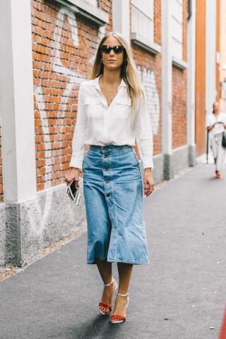 Οι midi φούστες της Άνοιξης