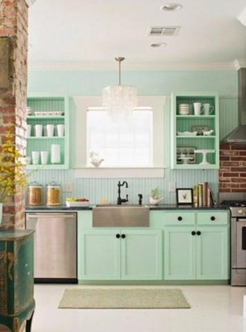 Οι παστέλ αποχρώσεις στην κουζίνα