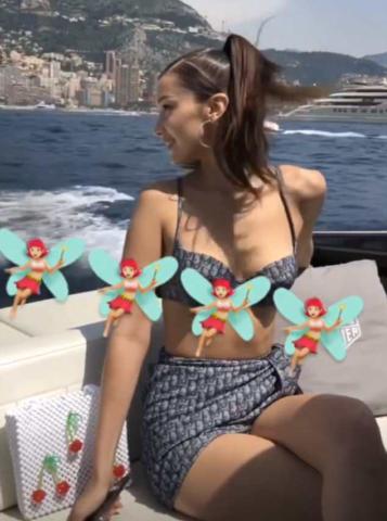 Η Bella Hadid με μπικίνι στο Μονακό για το Grand Prix Η Bella Hadid με μπικίνι στο Μονακό για το Grand Prix