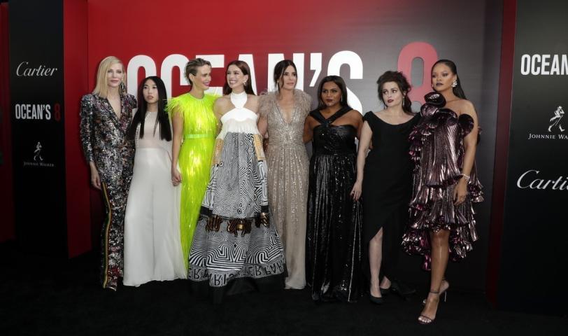 Το κόκκινο χαλί της πρεμιέρας του ''Ocean's 8'' ήταν πλούσιο