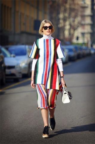 Το φόρεμα της Kendall Jenner θα σε κάνει να κολλήσεις με τις πολύχρωμες ρίγες