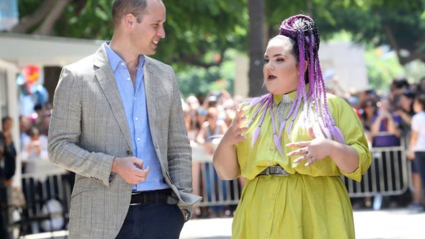 Ο πρίγκιπας William έκανε καινούργια φίλη στο Τελ Αβίβ, τη Netta 