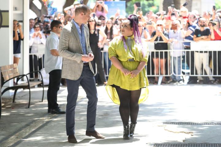 Ο πρίγκιπας William έκανε καινούργια φίλη στο Τελ Αβίβ, τη Netta 