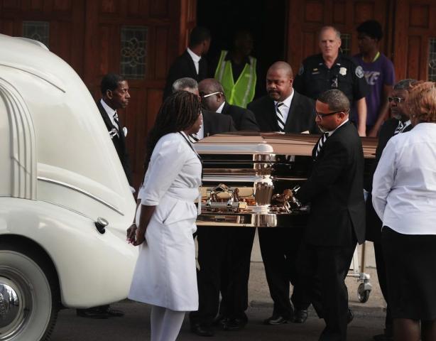 Aretha Franklin: Φωτογραφίες από την κηδεία της