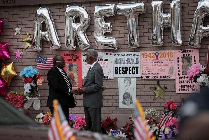 Aretha Franklin: Φωτογραφίες από την κηδεία της