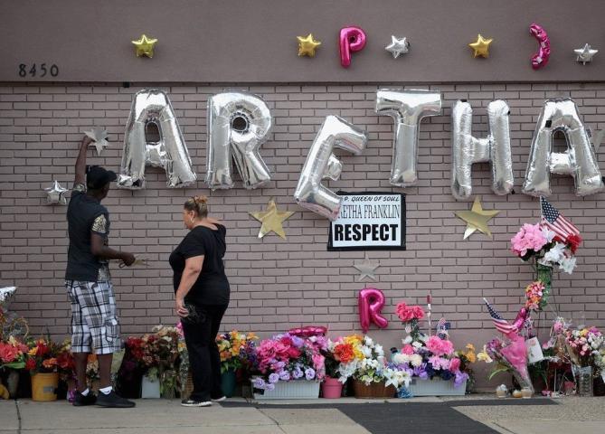 Aretha Franklin: Φωτογραφίες από την κηδεία της