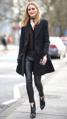 Black leather pants: Η επιστροφή του κλασσικού παντελονιού και πώς να το φορέσεις