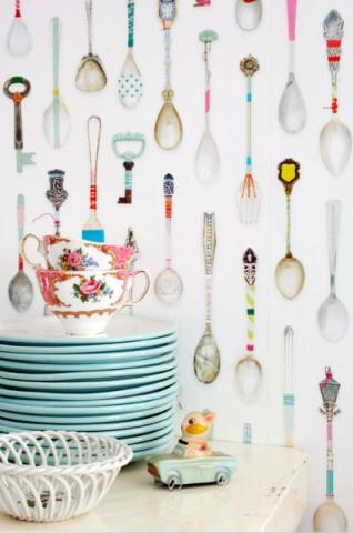 Η ταπετσαρία στην κουζίνα Η ταπετσαρία στην κουζίνα