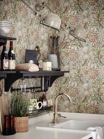 Η ταπετσαρία στην κουζίνα Η ταπετσαρία στην κουζίνα