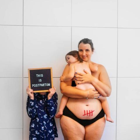 This is postpartum: Η αληθινή καμπάνια για το σώμα μετά τη γέννα