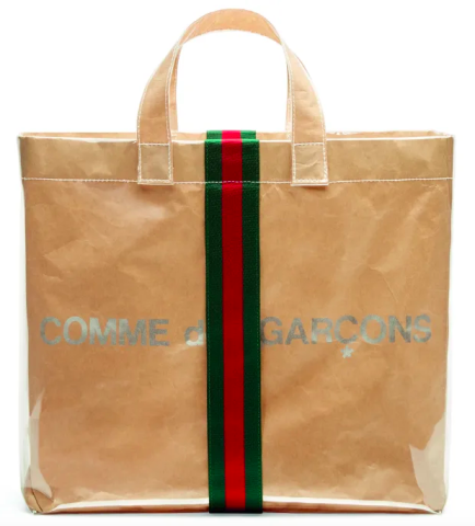 Comme des Garçons και Gucci δημιουργούν μαζί την απόλυτη shopping bag Comme des Garçons και Gucci δημιουργούν μαζί την απόλυτη shopping bag