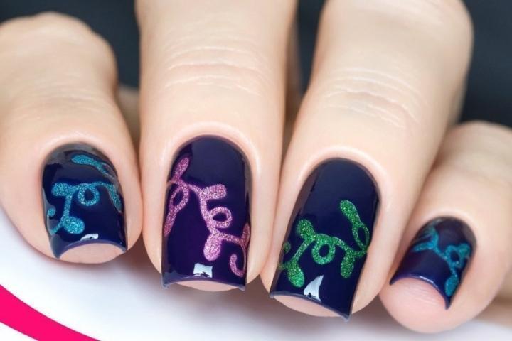 12+1 ιδέες για να βάλεις στα νύχια σου...χριστουγεννιάτικα φωτάκια