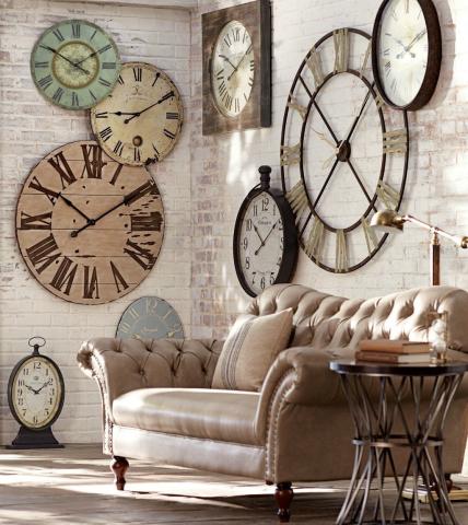 Τα ρολόγια στη διακόσμηση του χώρου 