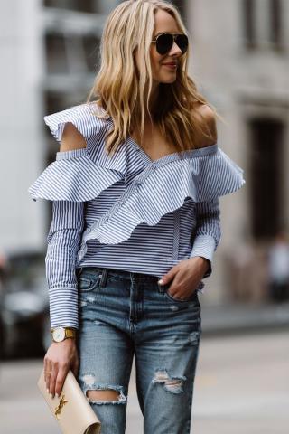 10 φρέσκοι τρόποι για να φορέσεις το βολάν με τον νέο χρόνο