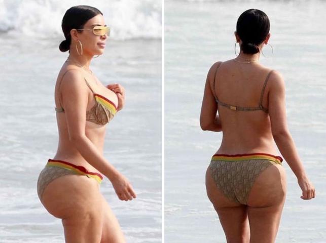 Η Kim Kardashian χωρίς καθόλου Photoshop και πέφτει το internet 