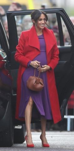 Meghan Markle: Η πρώτη της εμφάνιση για το 2019 - Η κοιλιά της έχει μεγαλώσει πολύ