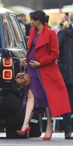 Meghan Markle: Η πρώτη της εμφάνιση για το 2019 - Η κοιλιά της έχει μεγαλώσει πολύ