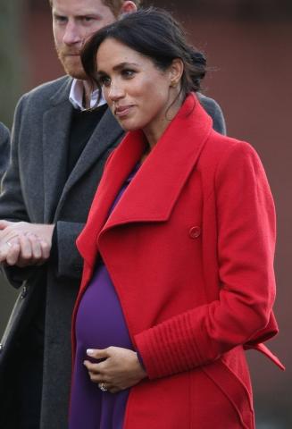 Meghan Markle: Η πρώτη της εμφάνιση για το 2019 - Η κοιλιά της έχει μεγαλώσει πολύ