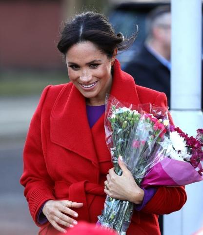 Meghan Markle: Η πρώτη της εμφάνιση για το 2019 - Η κοιλιά της έχει μεγαλώσει πολύ