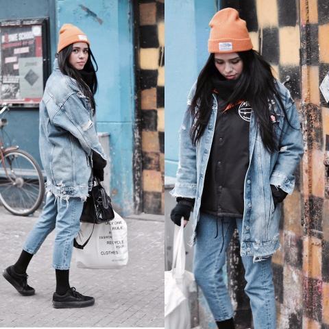 Oversized denim jackets: 15 τρόποι για να τα φορέσεις Oversized denim jackets: 15 τρόποι για να τα φορέσεις