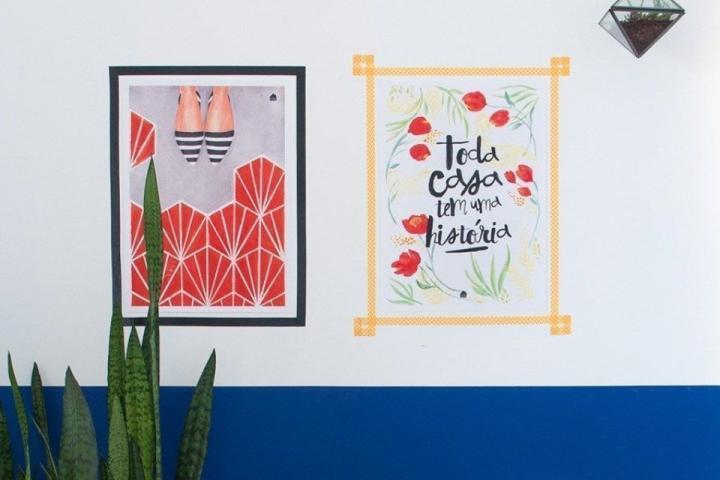 5 μοναδικές ιδέες για να κρεμάσεις τα κάδρα σου χωρίς κορνίζα σε 5 δευτερόλεπτα